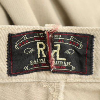 RRL 90s USA Made Red 3 Star Chino Pants Beige Size W29
