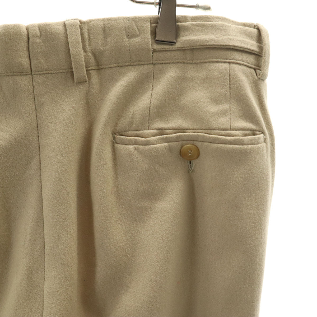 GUCCI Wool Blend Slacks Beige Size 50