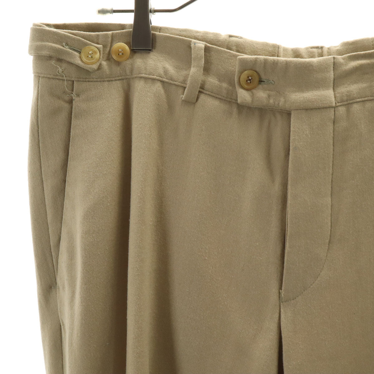 GUCCI Wool Blend Slacks Beige Size 50