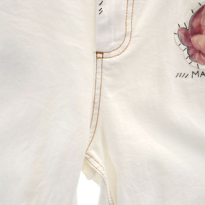 MARNI Italian Tapered Pants White Size 36