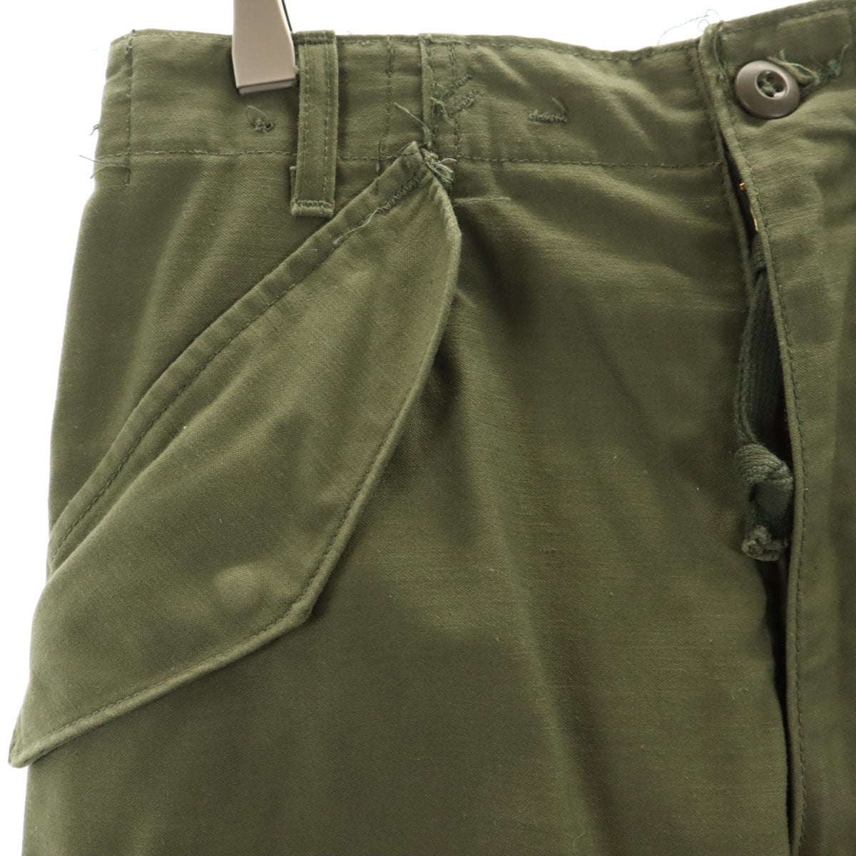 US ARMY 70s Vintage M65 DLA Khaki Cargo Pants Size XS