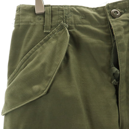 US ARMY 70s Vintage M65 DLA Khaki Cargo Pants Size XS