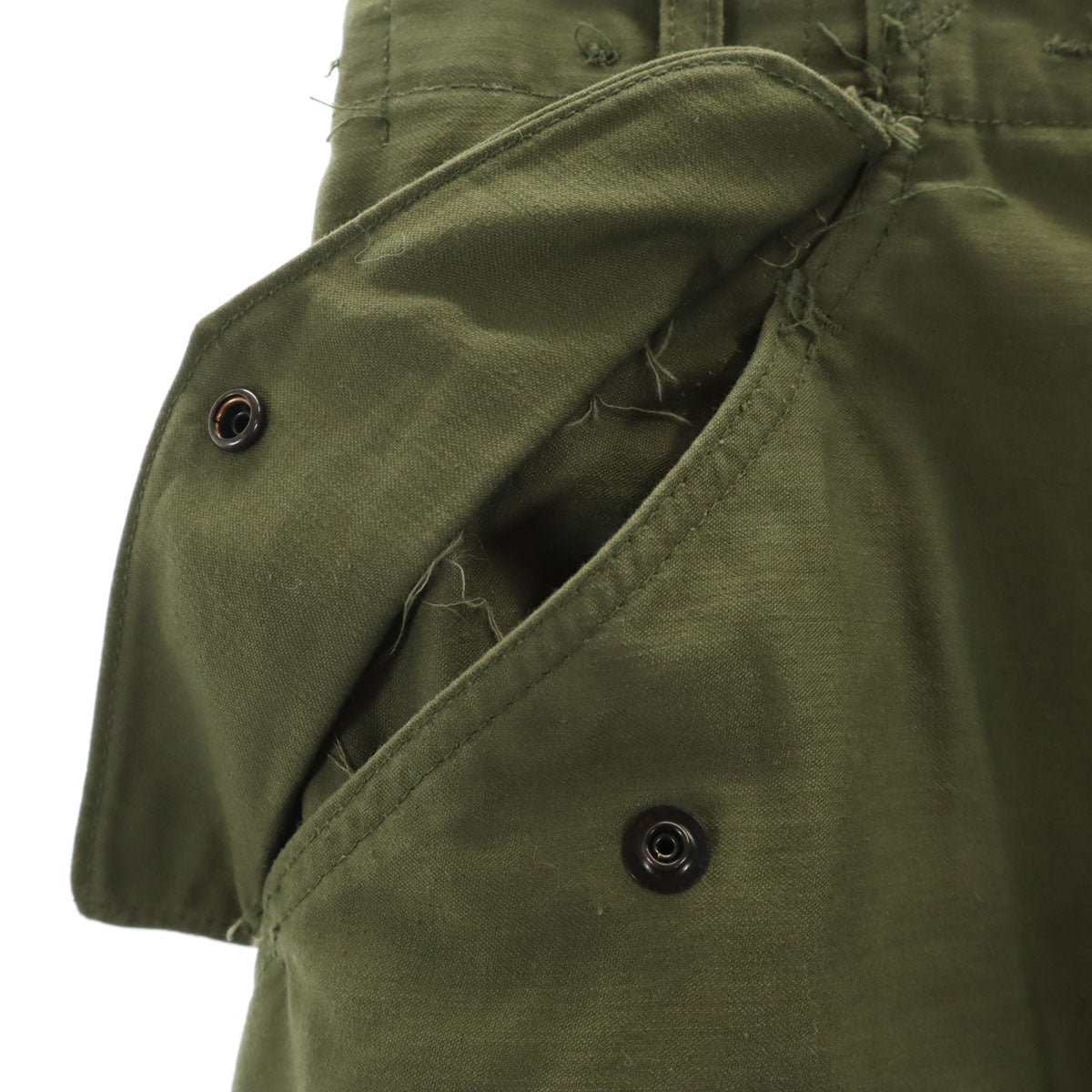 US ARMY 70s Vintage M65 DLA Khaki Cargo Pants Size XS
