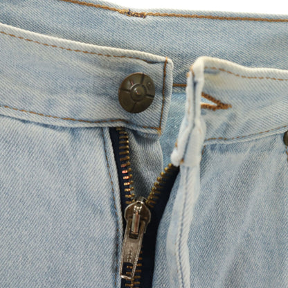 FENDI Ice Blue Tapered Jeans Size 42