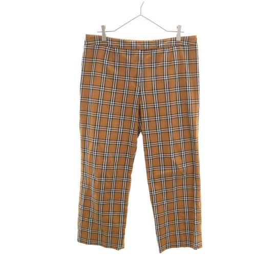 BURBERRY LONDON Check Pattern Long Pants Brown Size JP 15