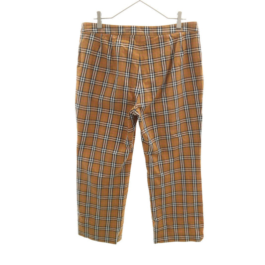 BURBERRY LONDON Check Pattern Long Pants Brown Size JP 15
