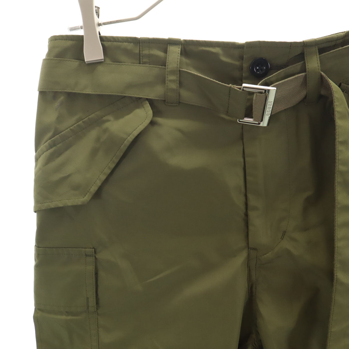 Sacai Cargo Pants Olive Green