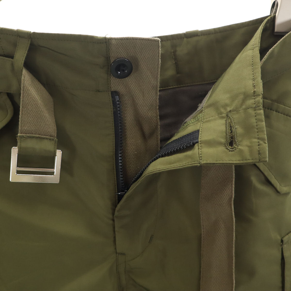 Sacai Cargo Pants Olive Green