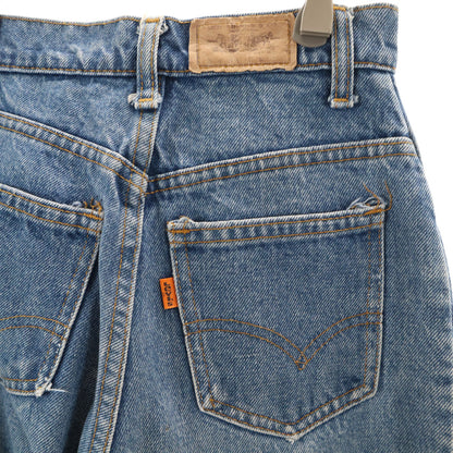 Levi's 70s USA Made Orange Tab Washed Blue Jeans Size JP 7