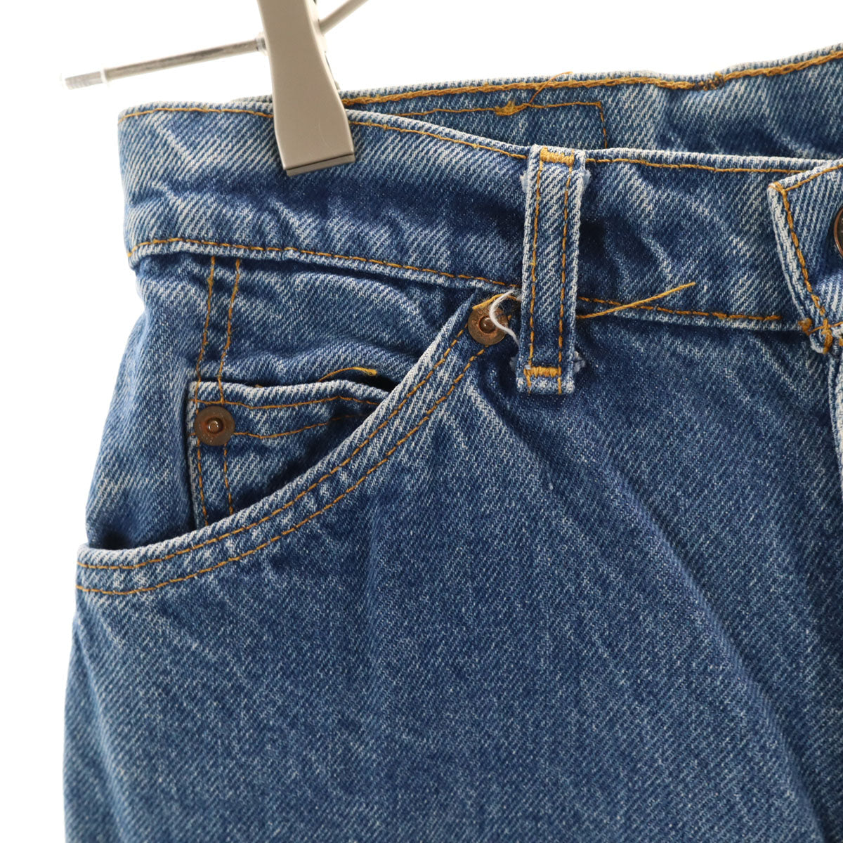 Levi's 70s USA Made Orange Tab Washed Blue Jeans Size JP 7