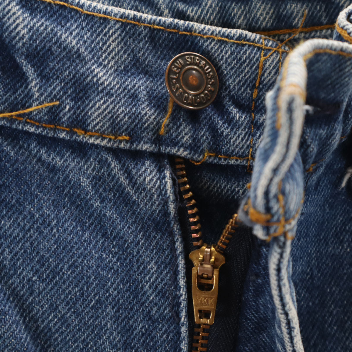 Levi's 70s USA Made Orange Tab Washed Blue Jeans Size JP 7