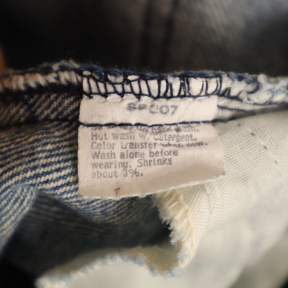 Levi's 70s USA Made Orange Tab Washed Blue Jeans Size JP 7