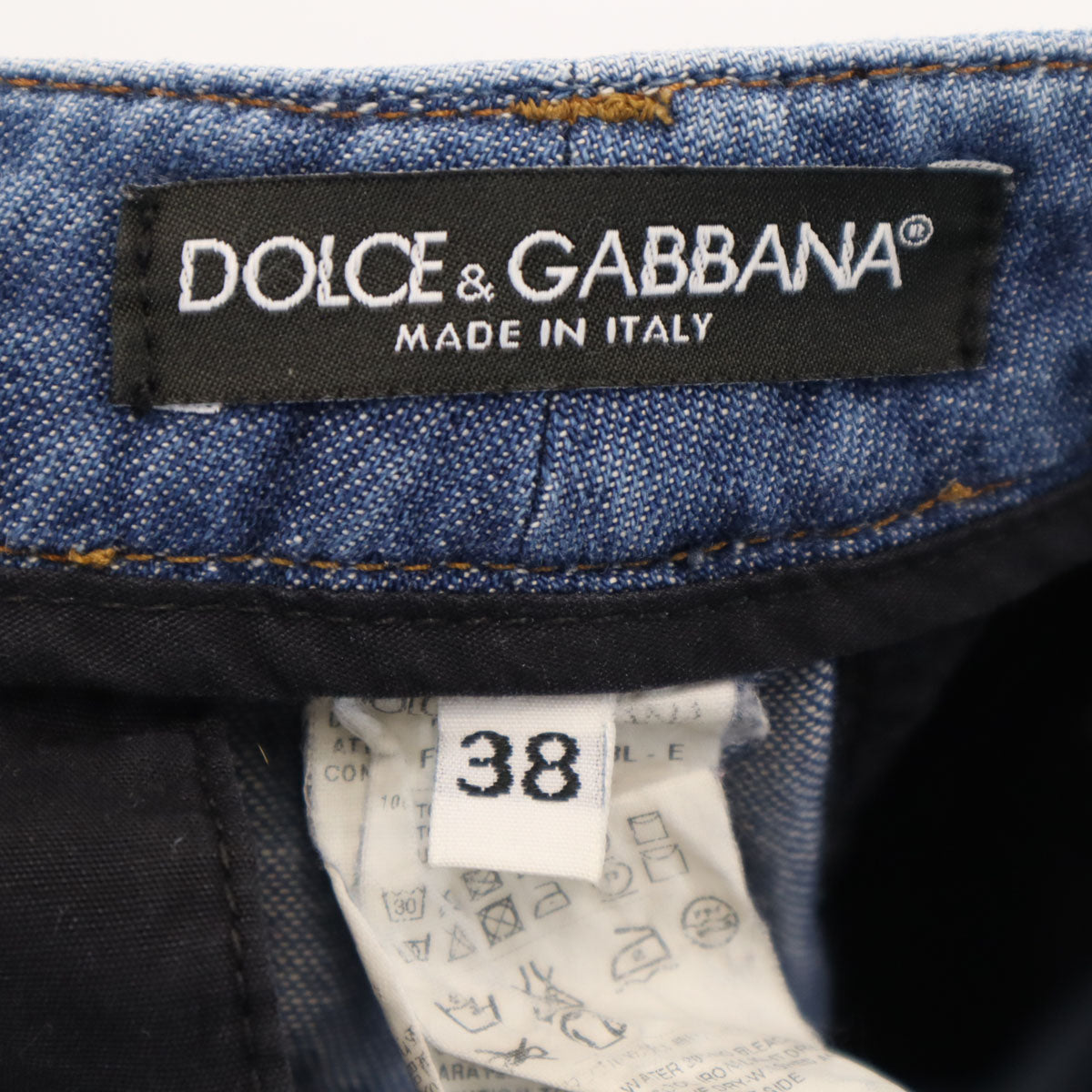 DOLCE&GABBANA Italy Soft Blue Denim Jeans Size 38