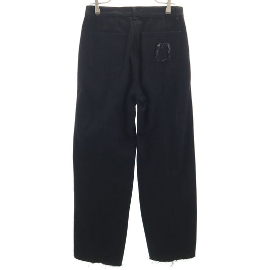 CECILIE BAHNSEN Cut-Off Pants Black Size 10