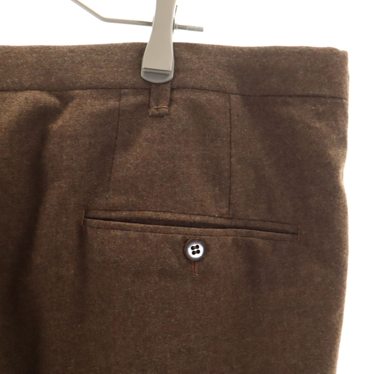 HERMES Vintage Casual Pants Brown