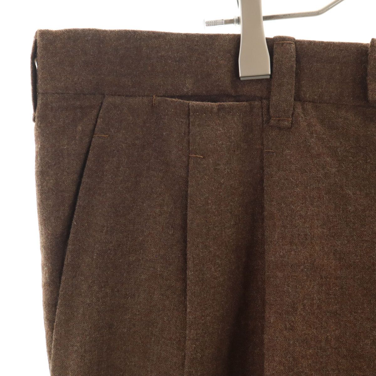 HERMES Vintage Casual Pants Brown