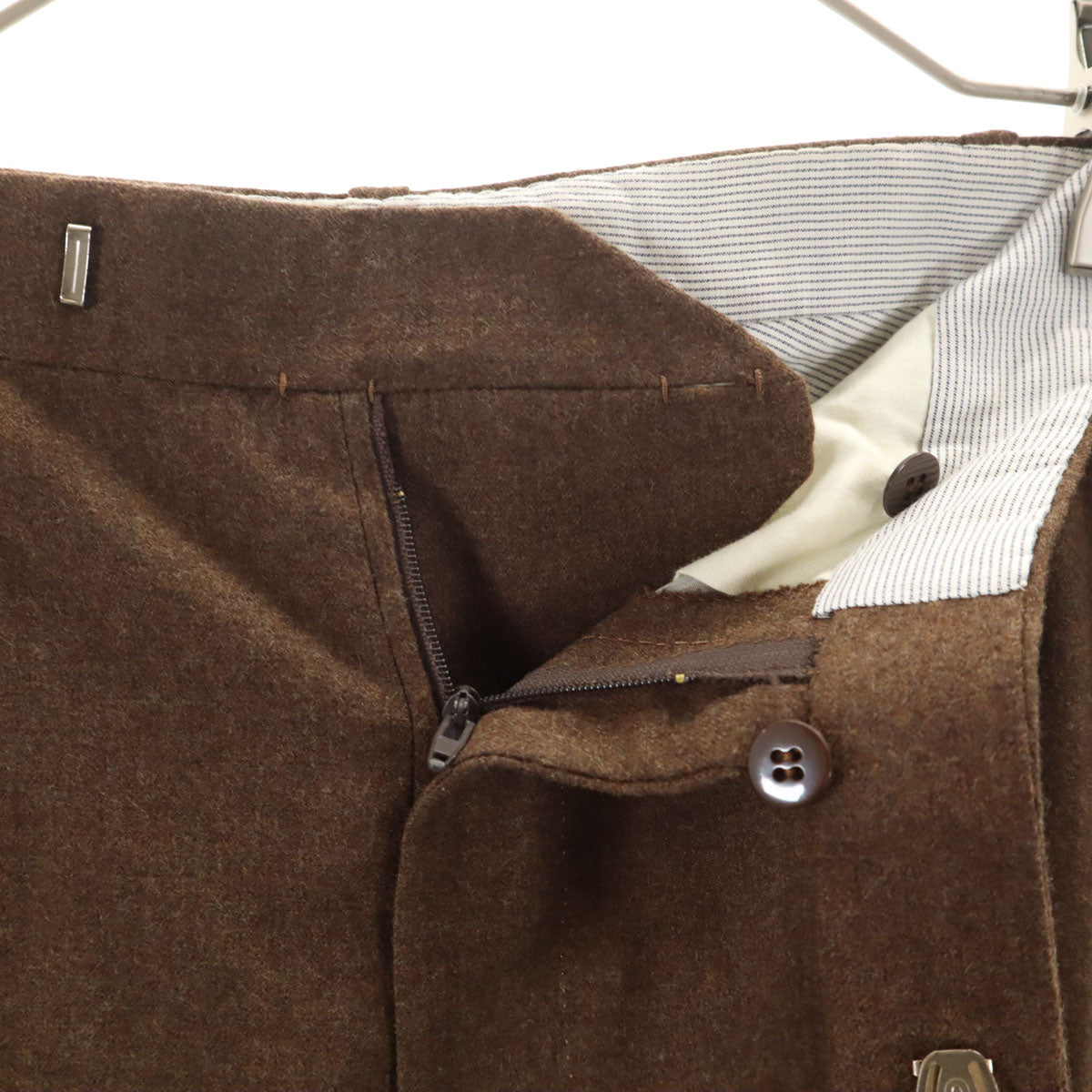 HERMES Vintage Casual Pants Brown