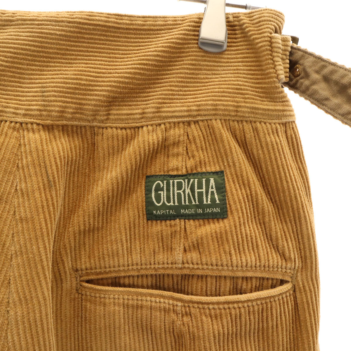 KAPITAL Made in Japan Gurkha Corduroy Pants Camel Size 3