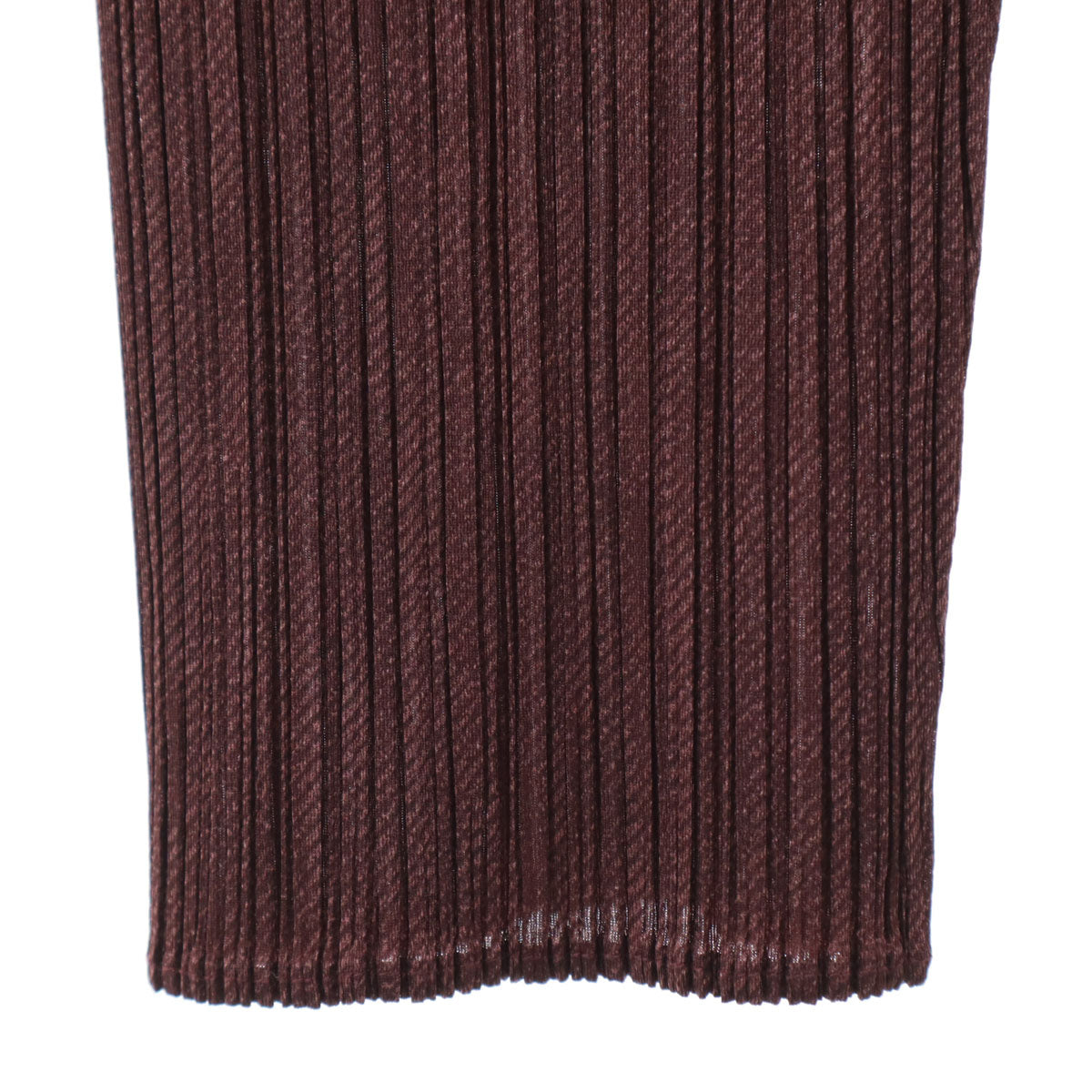 PLEATS PLEASE 90s Pleated Leggings Burgundy Size 2