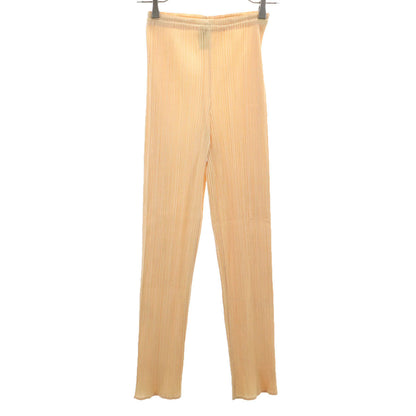 PLEATS PLEASE 90s Pleated Leggings Pale Orange Size 1