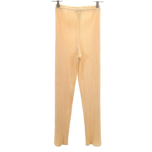 PLEATS PLEASE 90s Pleated Leggings Pale Orange Size 1