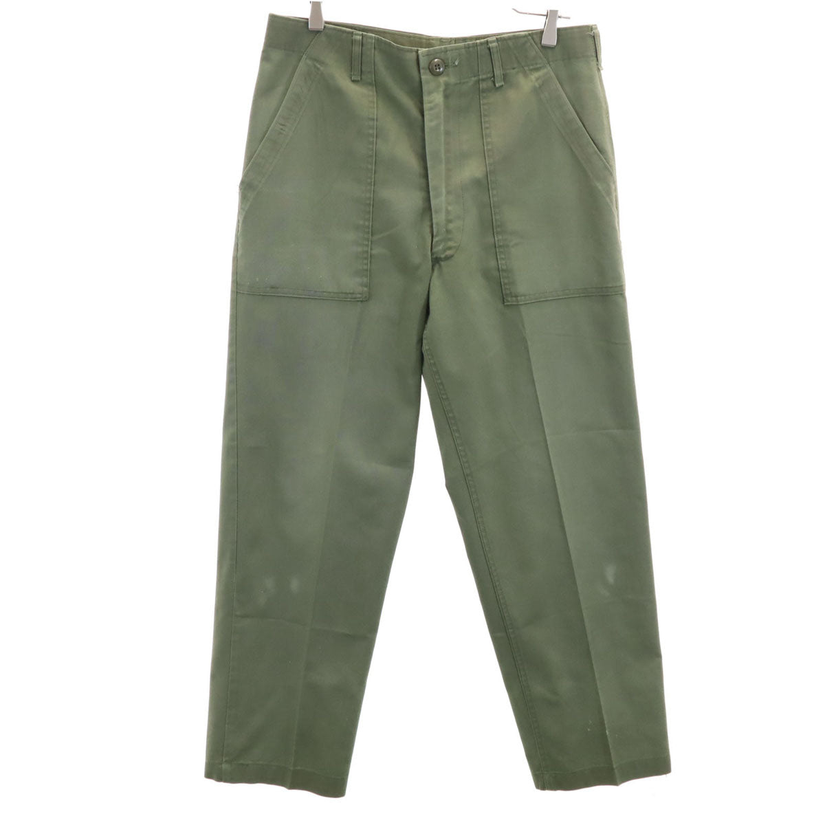 US ARMY 70s Vintage Military Baker Pants Khaki