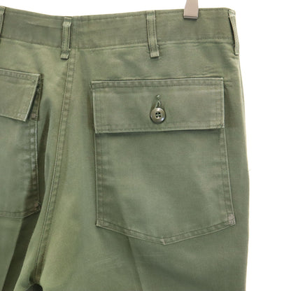 US ARMY 70s Vintage Military Baker Pants Khaki