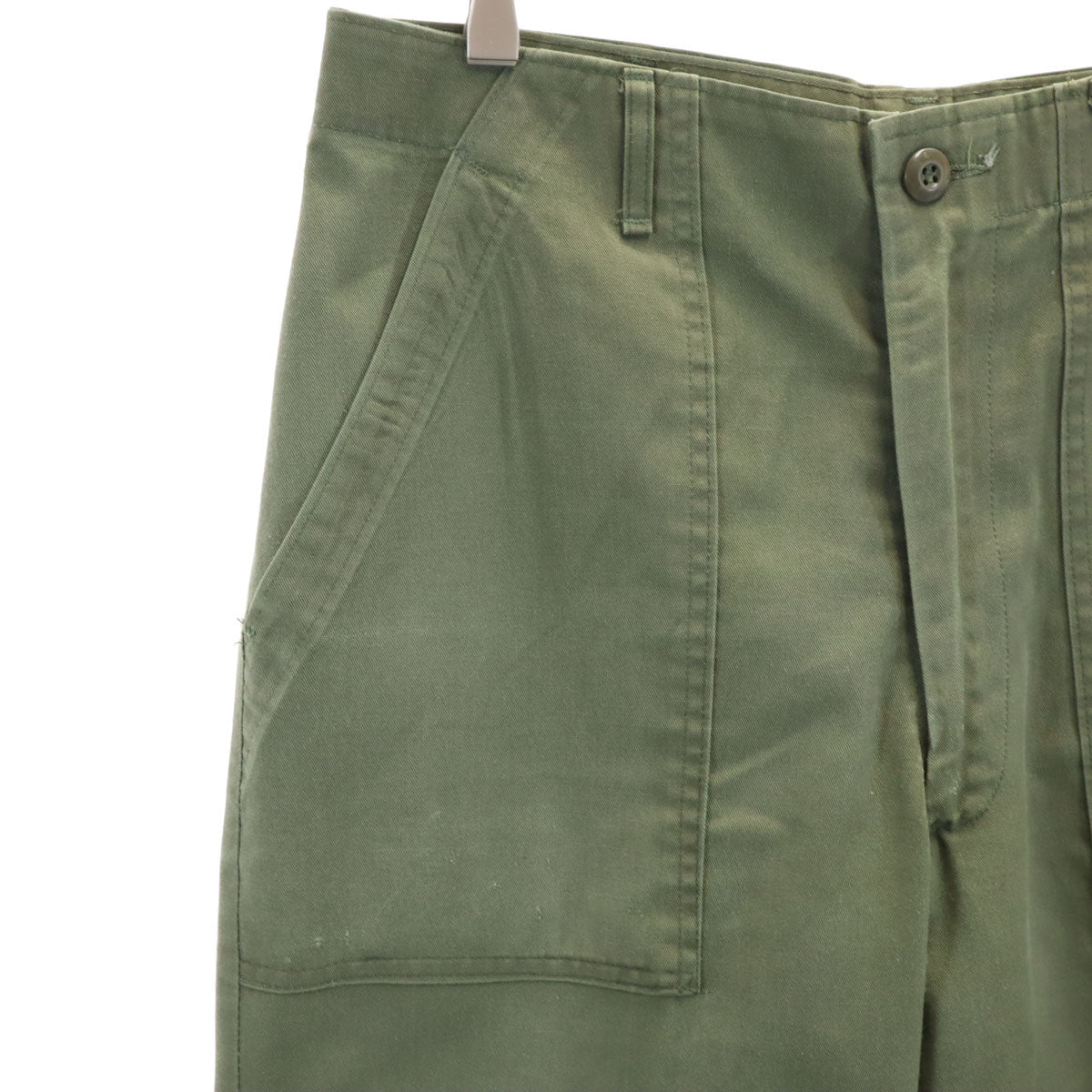 US ARMY 70s Vintage Military Baker Pants Khaki