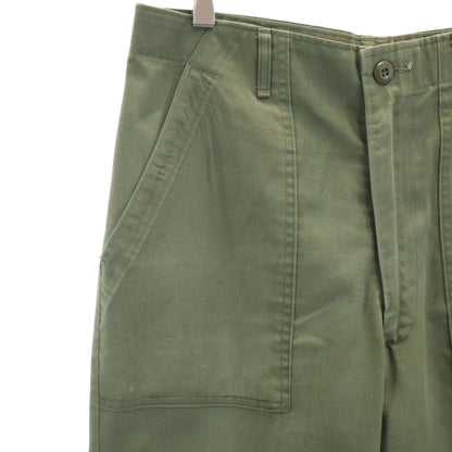 US ARMY 70s Vintage Military Baker Pants Khaki