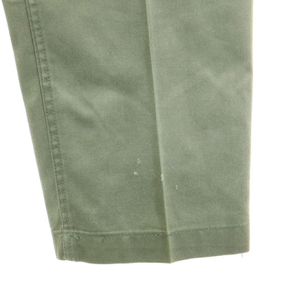 US ARMY 70s Vintage Military Baker Pants Khaki