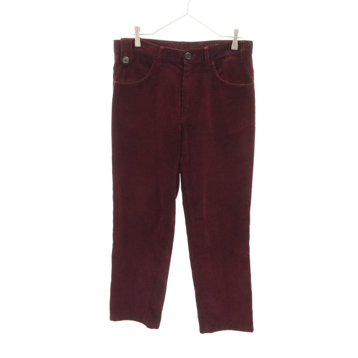 PRADA 2017 Italian Corduroy Pants Bordeaux Size 46
