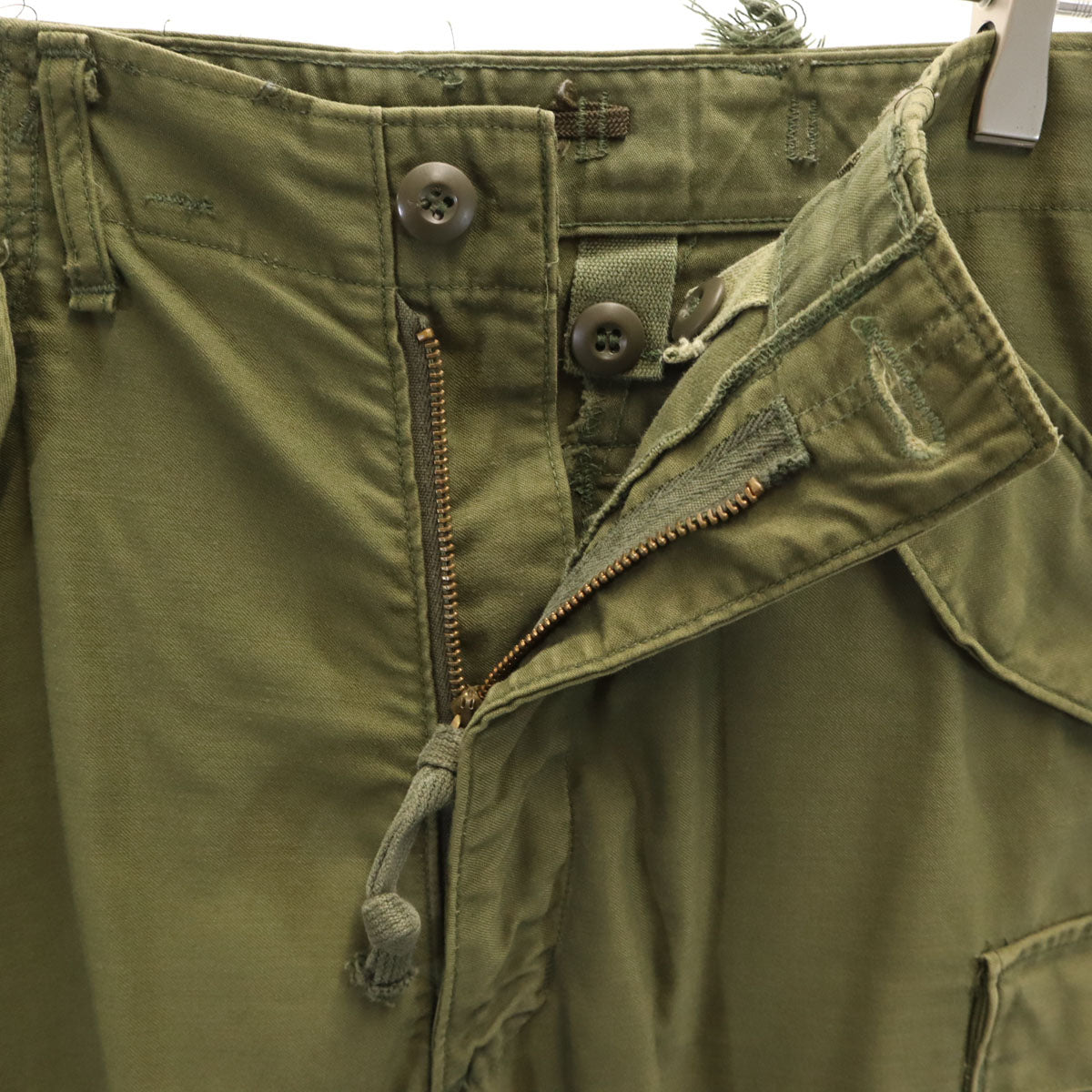 DSA US ARMY 70s Vintage M65 Cargo Pants Green Size S
