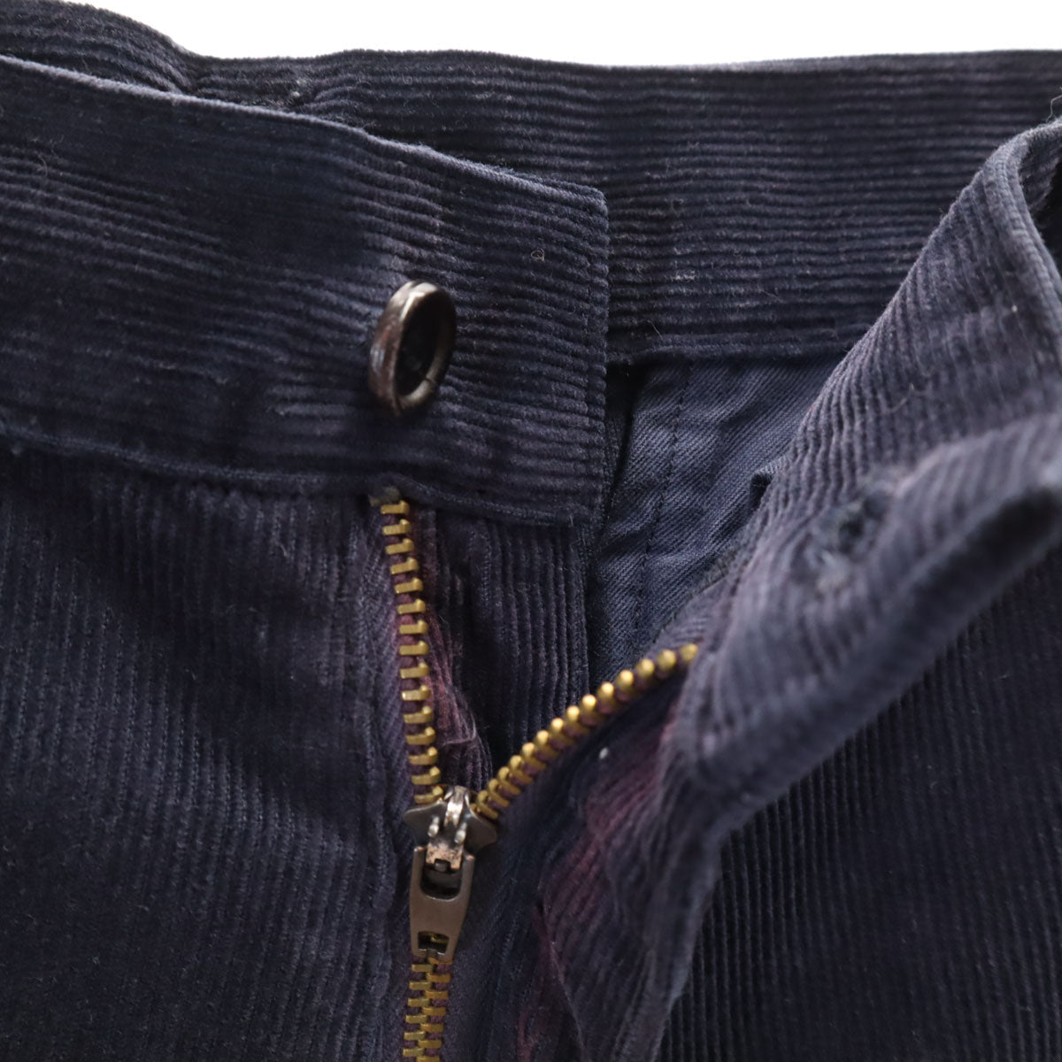 COMME des GARCONS HOMME 2008 Fine Wale Pants Navy Size SS
