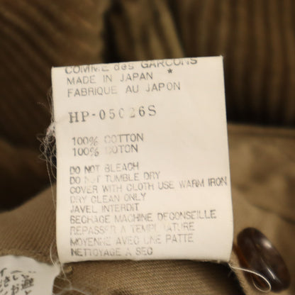 COMME des GARCONS HOMME 90s Corduroy Pants Brown Size S