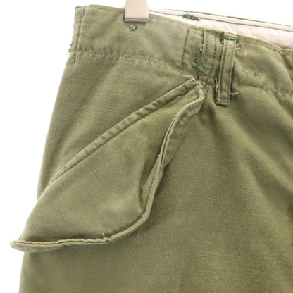 US ARMY 70s Vintage M-65 Field Pants Khaki Size S