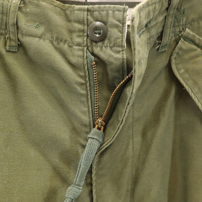 US ARMY 70s Vintage M-65 Field Pants Khaki Size S