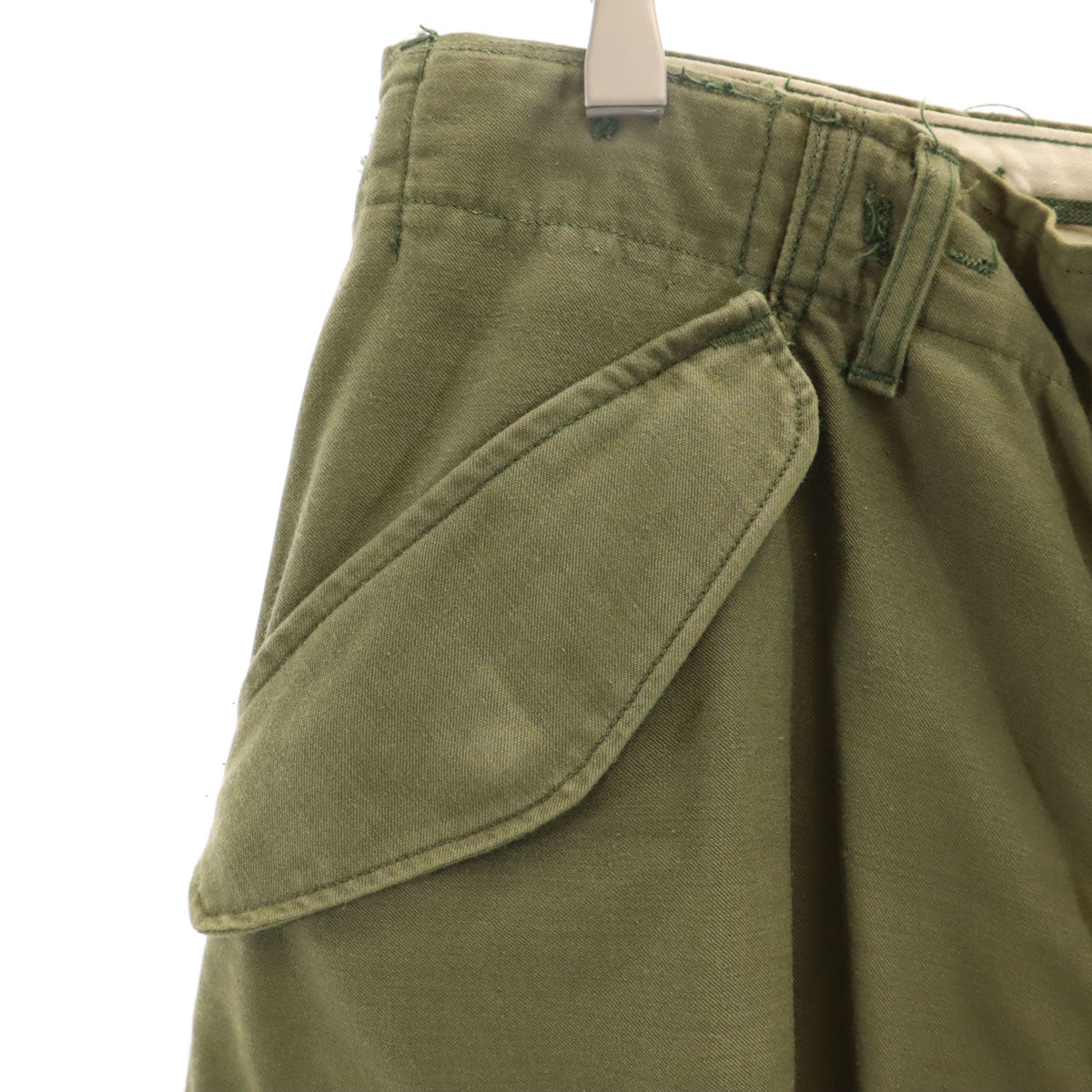 US ARMY 70s Vintage M-65 Field Pants Khaki Green Size S