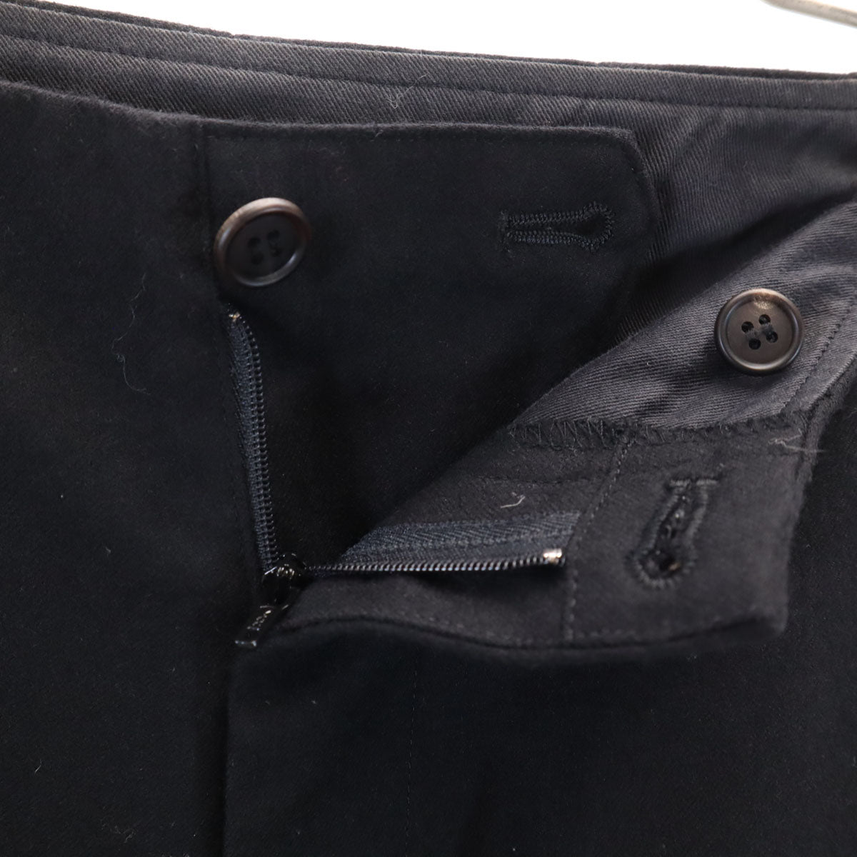 ISSEY MIYAKE WHITE LABEL Back Belt for Pants Black Size 2
