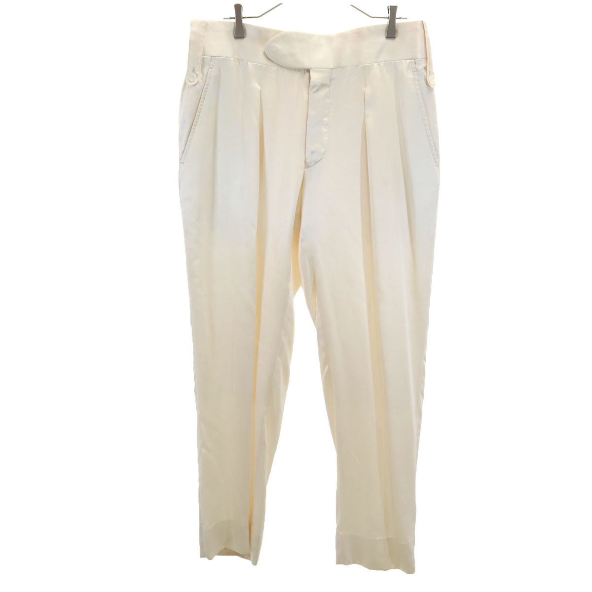 GUCCI Italian Made Slacks White Size XXL