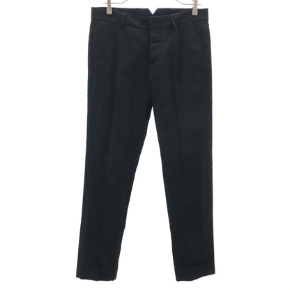 GUCCI Italian Linen Blend Riding Pants Black Size 44