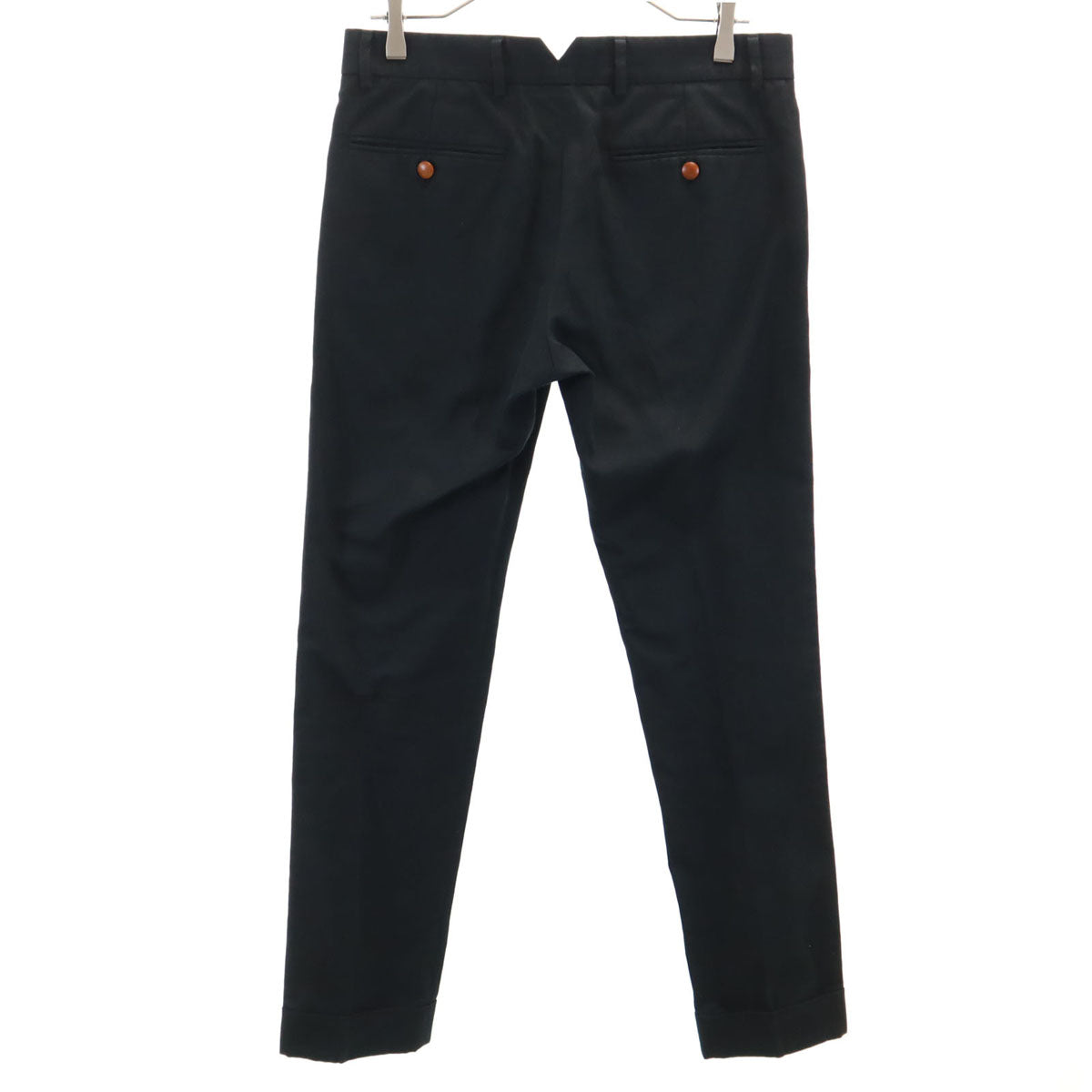 GUCCI Italian Linen Blend Riding Pants Black Size 44