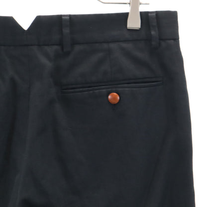 GUCCI Italian Linen Blend Riding Pants Black Size 44