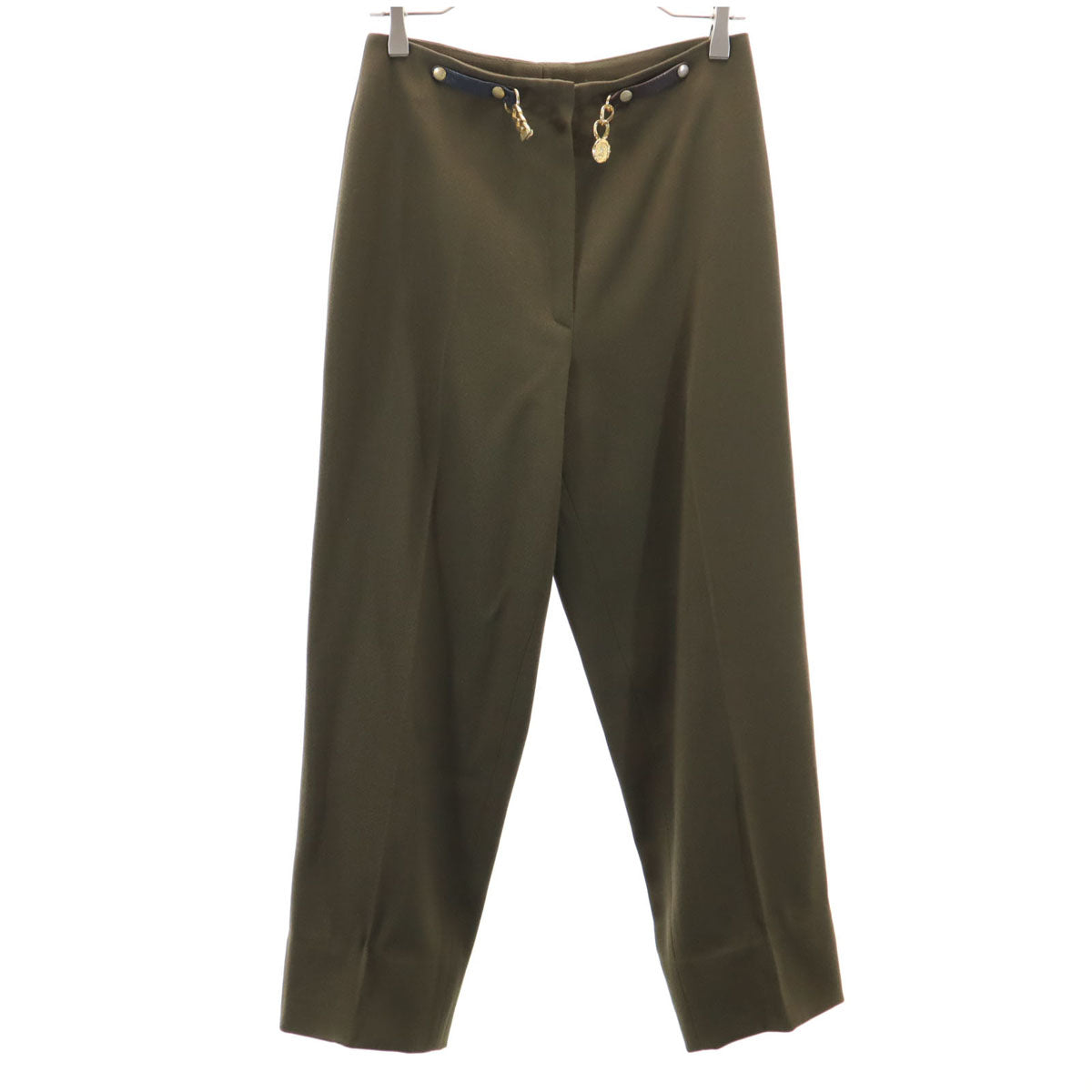 CELINE 90s Vintage JCC High Waist Pants Olive Size 40