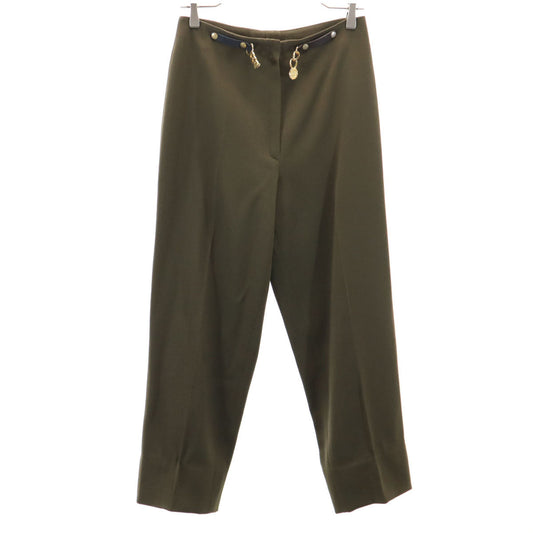 CELINE 90s Vintage JCC High Waist Pants Olive Size 40