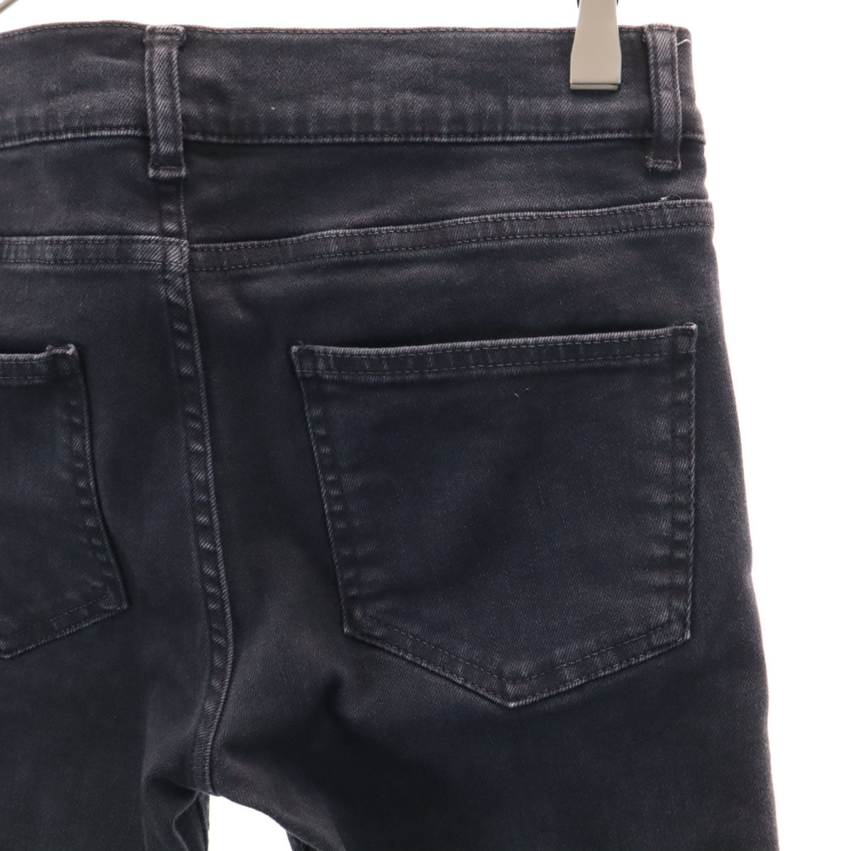 BALENCIAGA Italian Skinny Black Denim Jeans Size 34