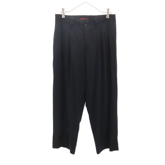 Y'sRedLabel High-Waist Tucked Pants Black Size JP 3