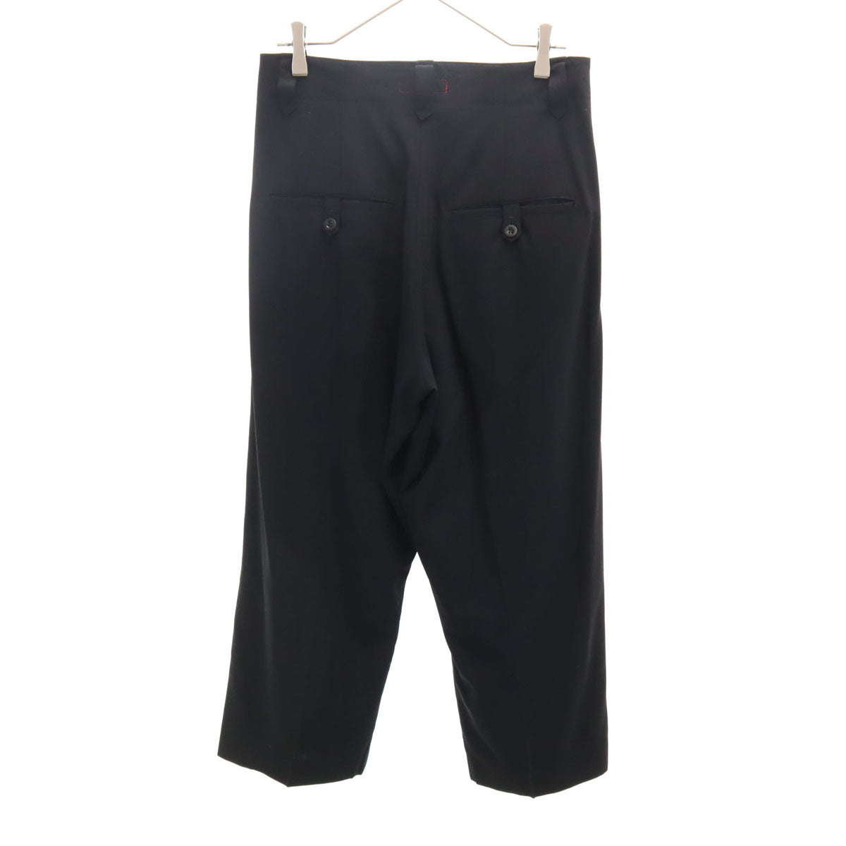Y'sRedLabel High-Waist Tucked Pants Black Size JP 3