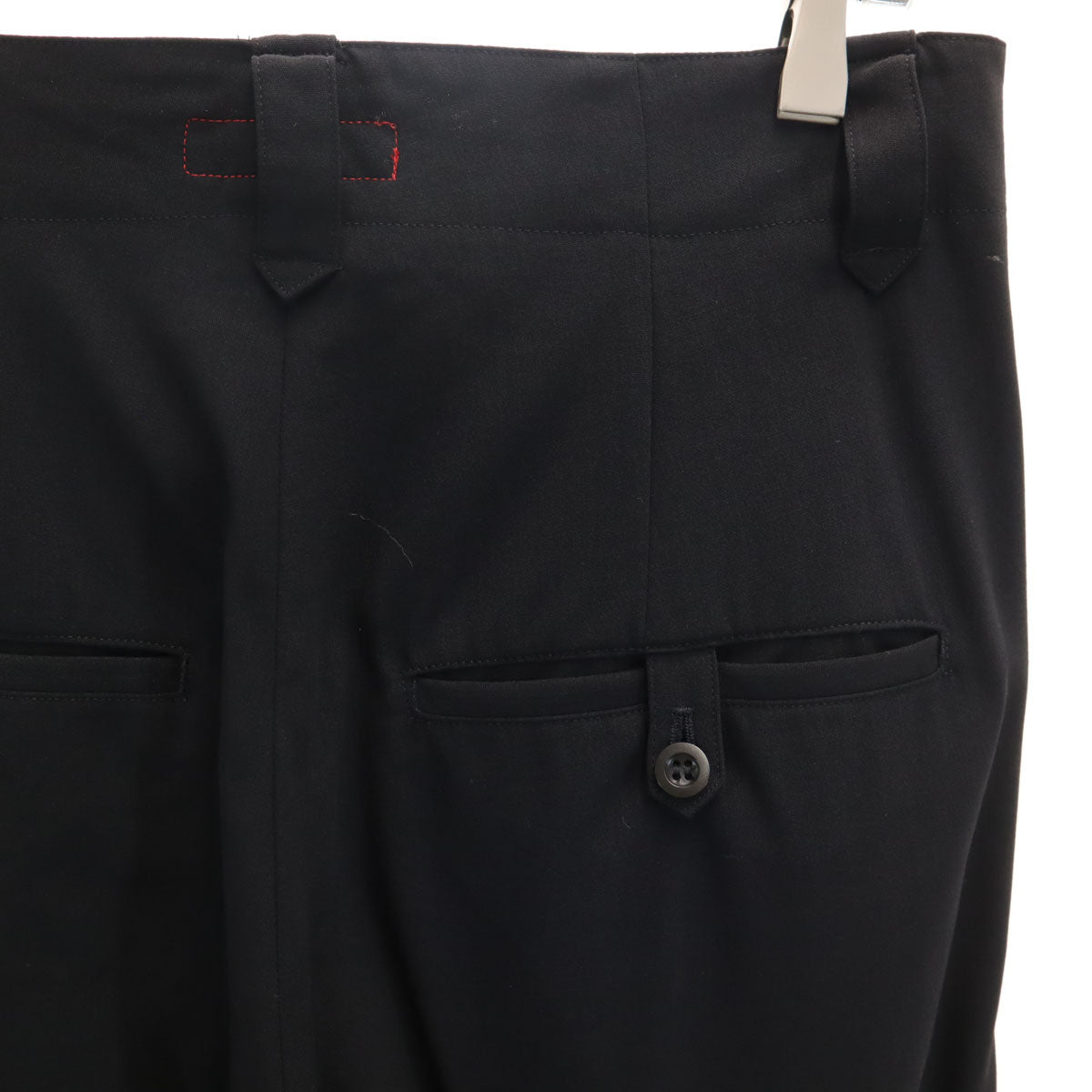 Y'sRedLabel High-Waist Tucked Pants Black Size JP 3