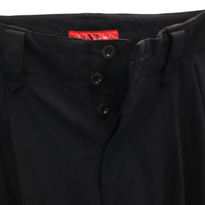 Y'sRedLabel High-Waist Tucked Pants Black Size JP 3