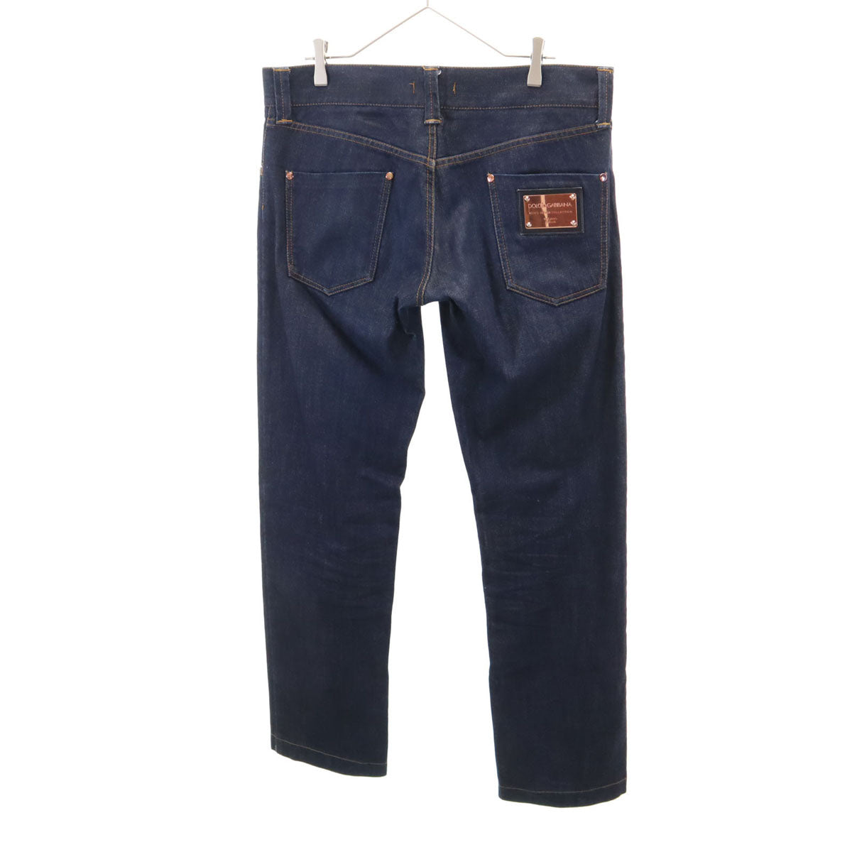 DOLCE&GABBANA 14 Classic Straight Indigo Jeans Size XL
